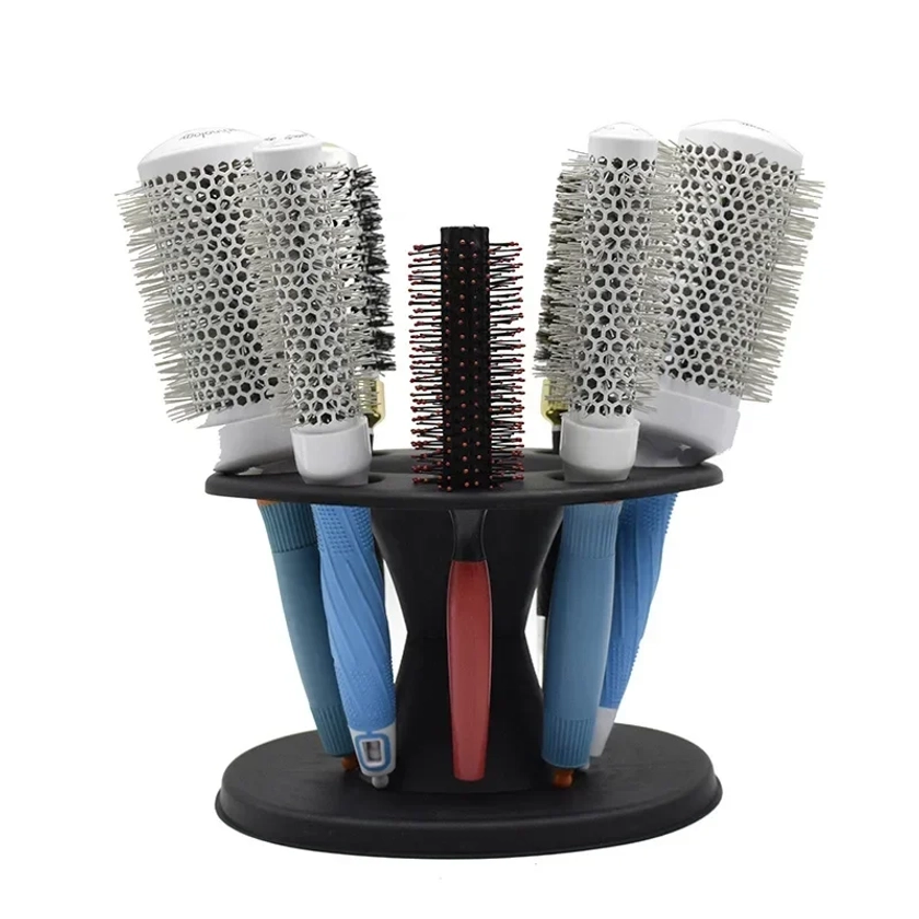 Salon Barber Comb PP Storage Stand For Hairdressing Combs Brushes Scissors Iron Roll Organizer Rack Hair Styling Holder