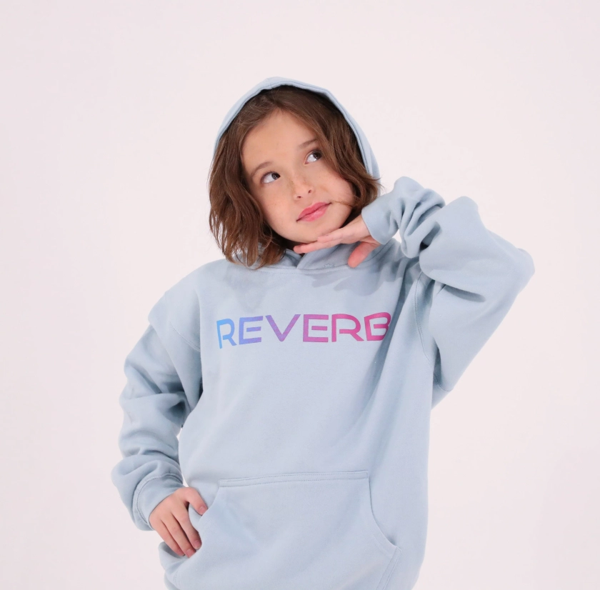 (R) Light Blue Hoodie