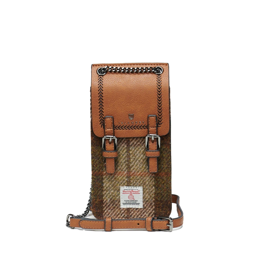 Islander Harris Tweed Phone Holder Tote - Harris Tweed Scotland