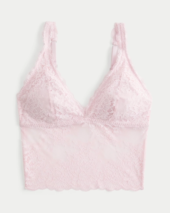 Women's Lace V-Neck Cami | Women's Bralettes & Sports Bras | HollisterCo.com