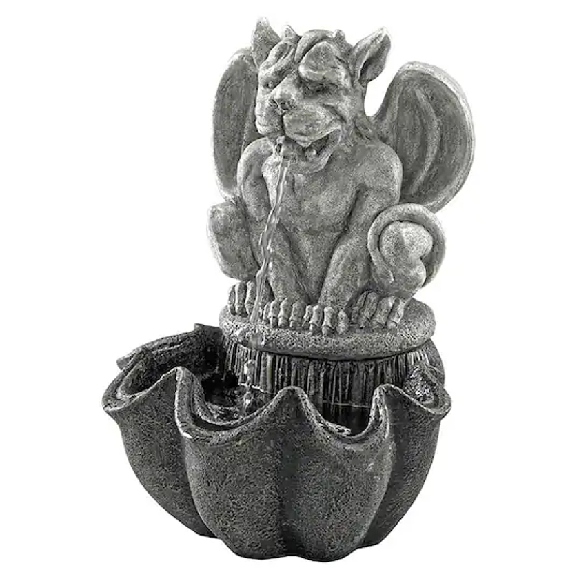 Design Toscano Cedric the Squirt Gothic Gargoyle Fountain