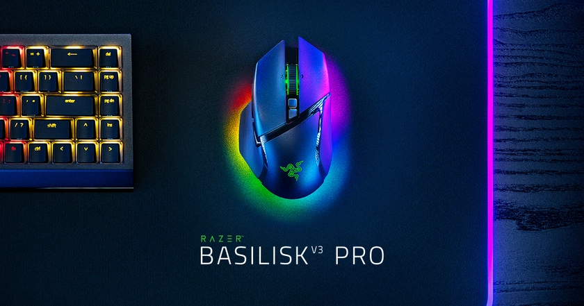 Advanced Customizable Wireless RGB Gaming Mouse - Razer Basilisk V3 Pro