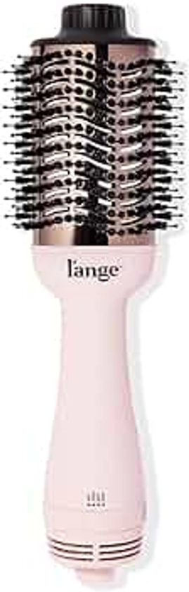 L'ANGE HAIR Le Volume 2-in-1 Titanium Hair Dryer Brush - 75MM Hot Air Blow Dryer Brush - Thermal Brush with Oval Barrel - Hot Hair Styler for Smooth, Frizz-Free Results - Hot Brush for All Hair Types.