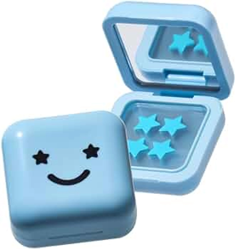Starface Hydro-Star + Salicylic Acid Pimple Patches and Big Blue Compact, Helps Shrink and Soothe Deeper Spots, Cute Star Shape, Vegan, 32 count