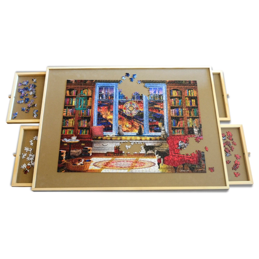 Wood Puzzle Table - 27"x35" | MasterPieces