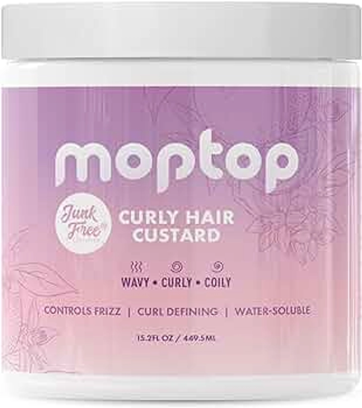 Curly Hair Gel for Fine, Thick, Wavy, Curly & Kinky-Coily Hair, Anti Frizz Moisturizer, Curl Defining & Activator, Junk Free w/Aloe, 8oz.