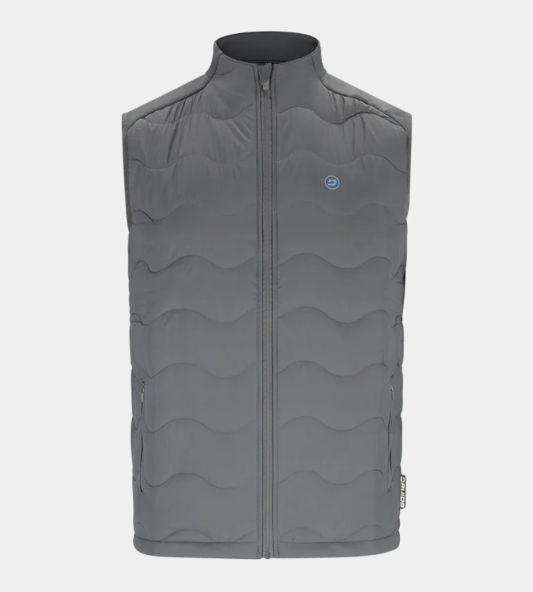 Tech Gilet in Charcoal Colour | Stylish Golf Vests | Druids