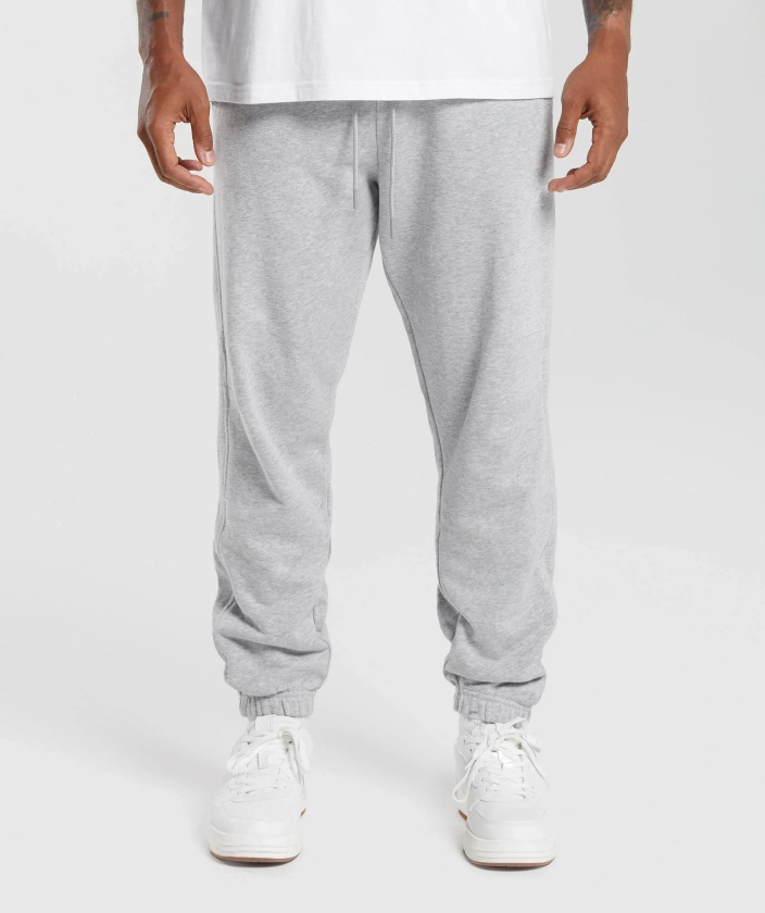 Gymshark Rest Day Essentials Joggers - Light Grey Core Marl