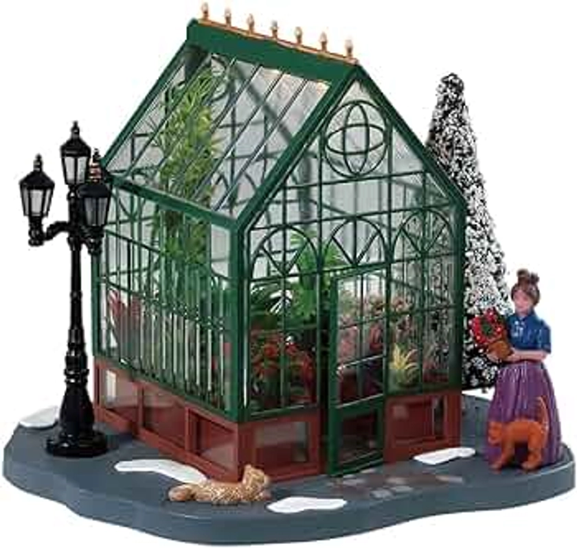 Lemax Christmas Village Victorian Greenhouse Battery Operated (4.5V) - 84347