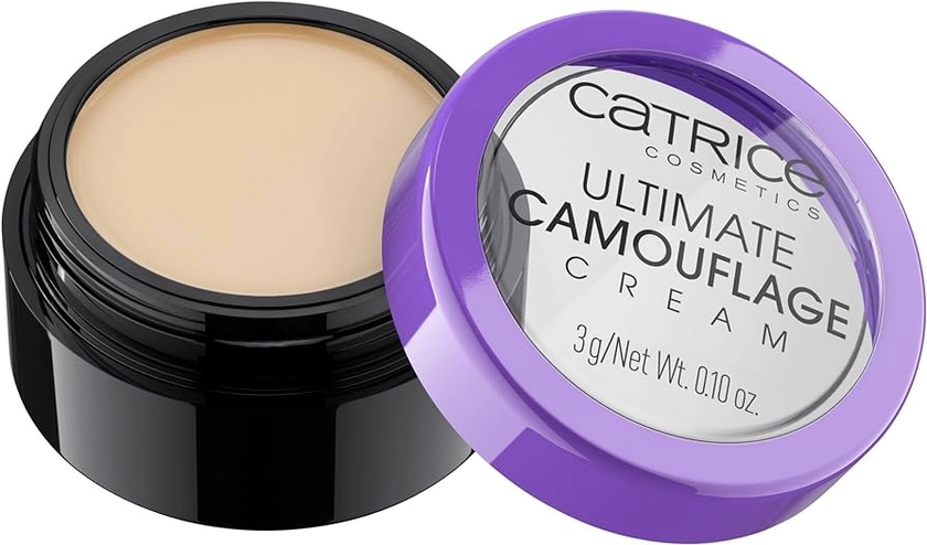 Catrice Ultimate Camouflage Cream, CC Cream, No. 010, Nude, Long-Lasting, Mattifying, Natural, for Blemished Skin, Vegan, Perfume, Alcohol, Parabens, Pack of 1 (3 g)