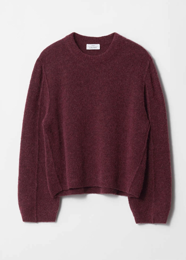 Alpaca-Blend Knit Jumper - Dark Red - & Other Stories GB