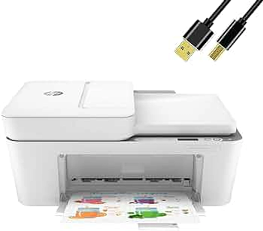 Bools H-P DeskJet 4155eSeries All-in-One Wireless Color Printer, Copier, Scanner, and a USB Printer Cable