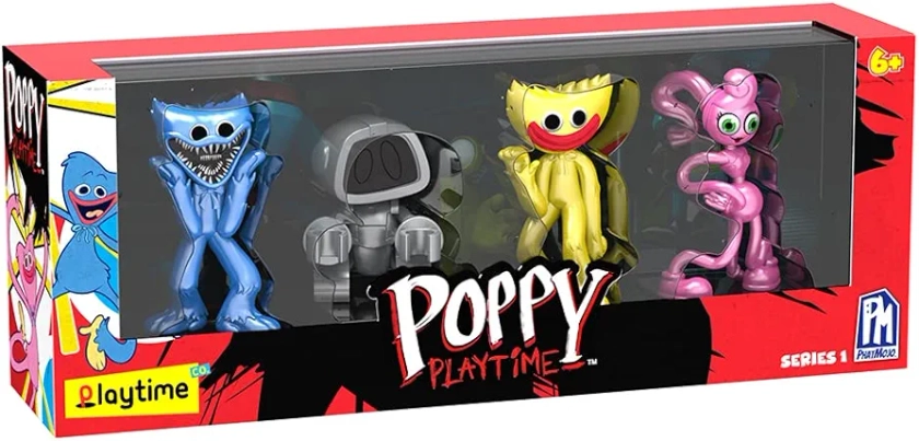 Poppy Playtime - Minifigure Collector Set (Four Figures, Series 1) [Officially Licensed]