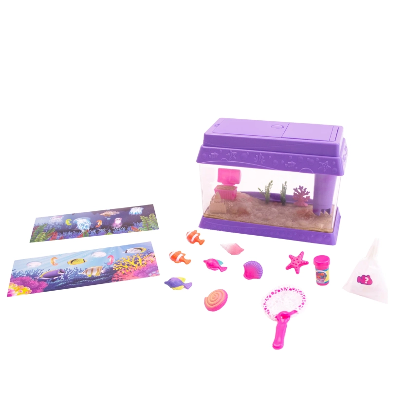 My Life As Fish Tank Play Set for 18” Dolls, 19 Pieces, Purple