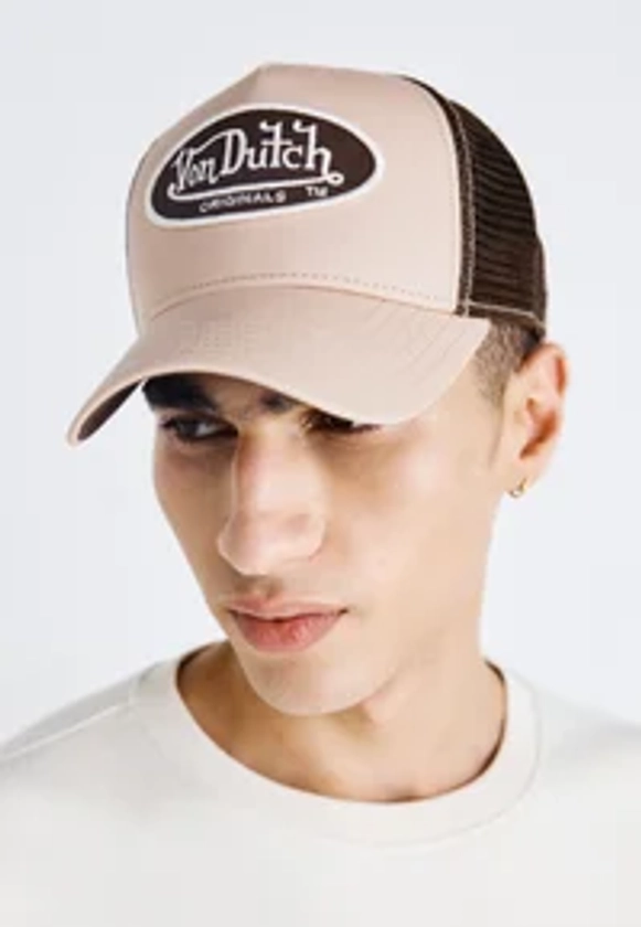 Von Dutch TRUCKER BOSTON UNISEX - Casquette - powder/brown/beige - ZALANDO.FR