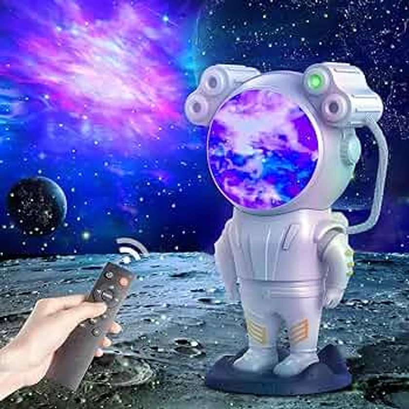 Dienmern Astronaut Galaxy Star Projector Starry, Astronaut Projector with Nebula,Timer and Remote Control, Bedroom and Ceiling Projector, Best Gifts for Children and Adults
