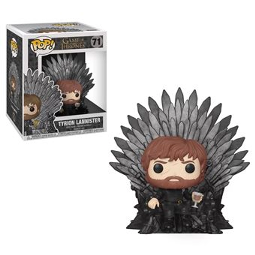 Figurine Funko Pop Deluxe Game of Thrones Saison 10 Tyrion Sitting On Iron Throne