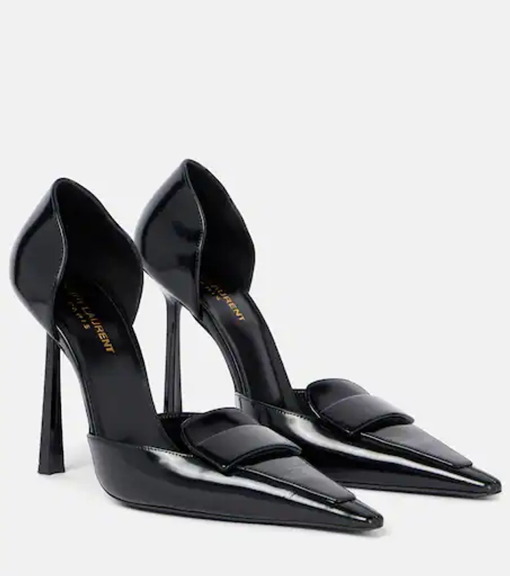 D'Orsay 110 leather pumps in black - Saint Laurent | Mytheresa