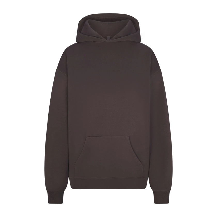 FRENCH TERRY OVERSIZED HOODIE | IRON