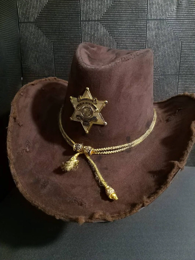 Rick Grimes Carl Grimes Judith Grimes the Walking Dead Sheriff Hat Replica Prop Cosplay - Etsy UK