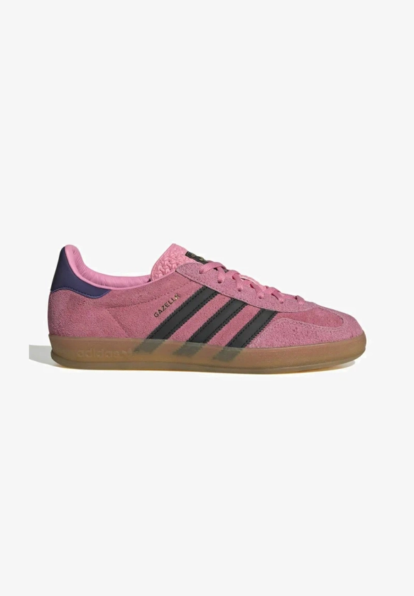 GAZELLE INDOOR W UNISEX - Sneakers laag - bliss pink/core black/collegiate purple