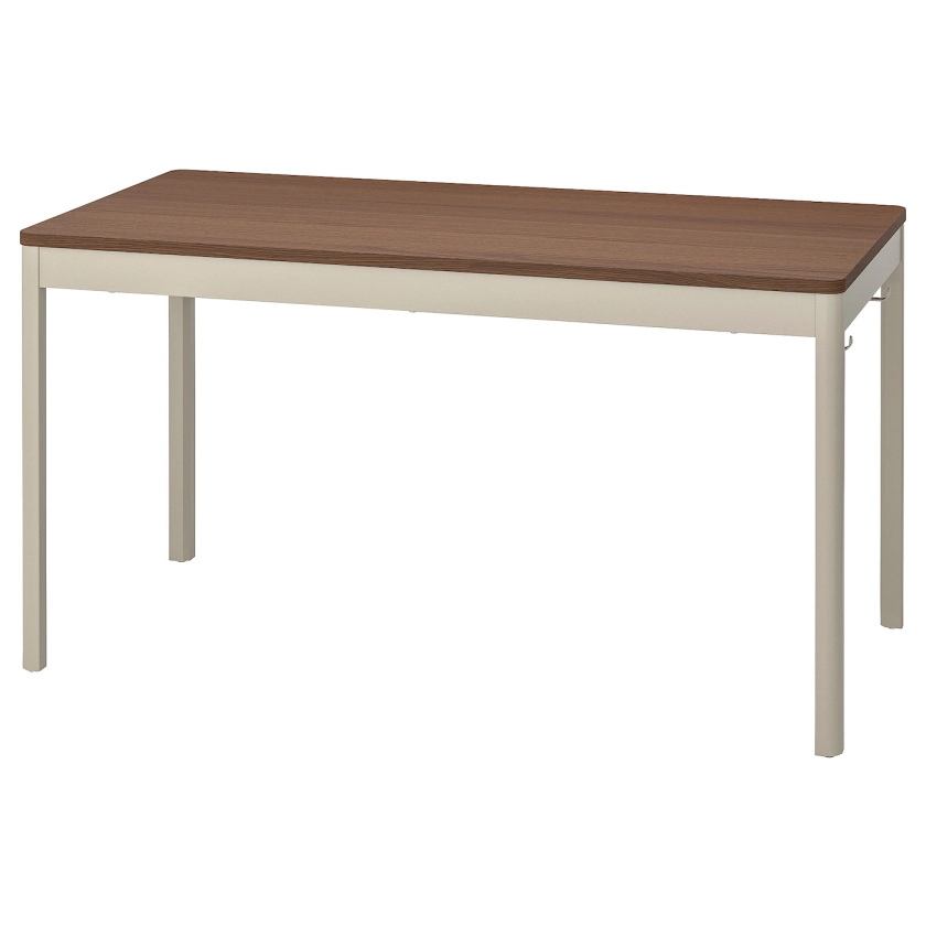 IDÅSEN table, brun/beige, 140x70x75 cm - IKEA