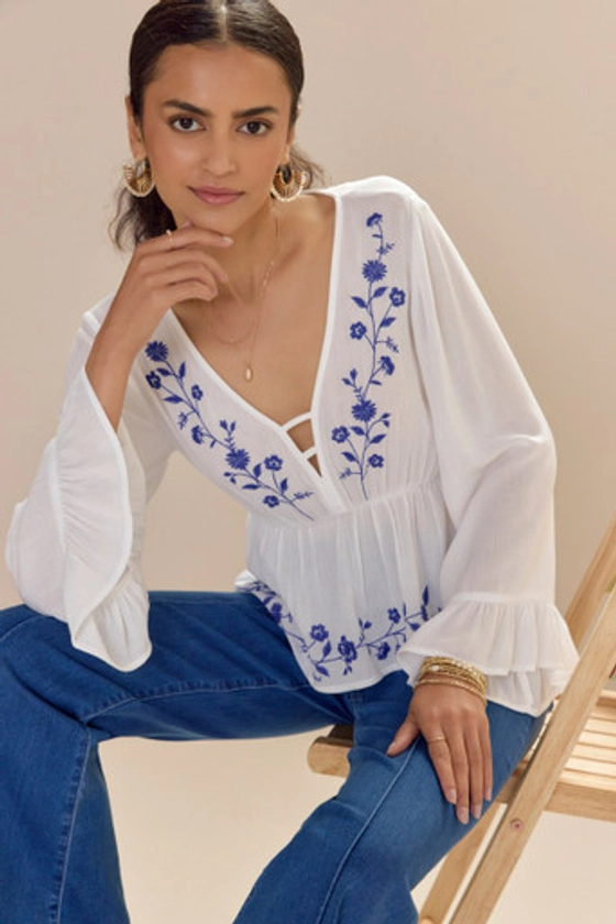 Kimberley Embroidered Blouse