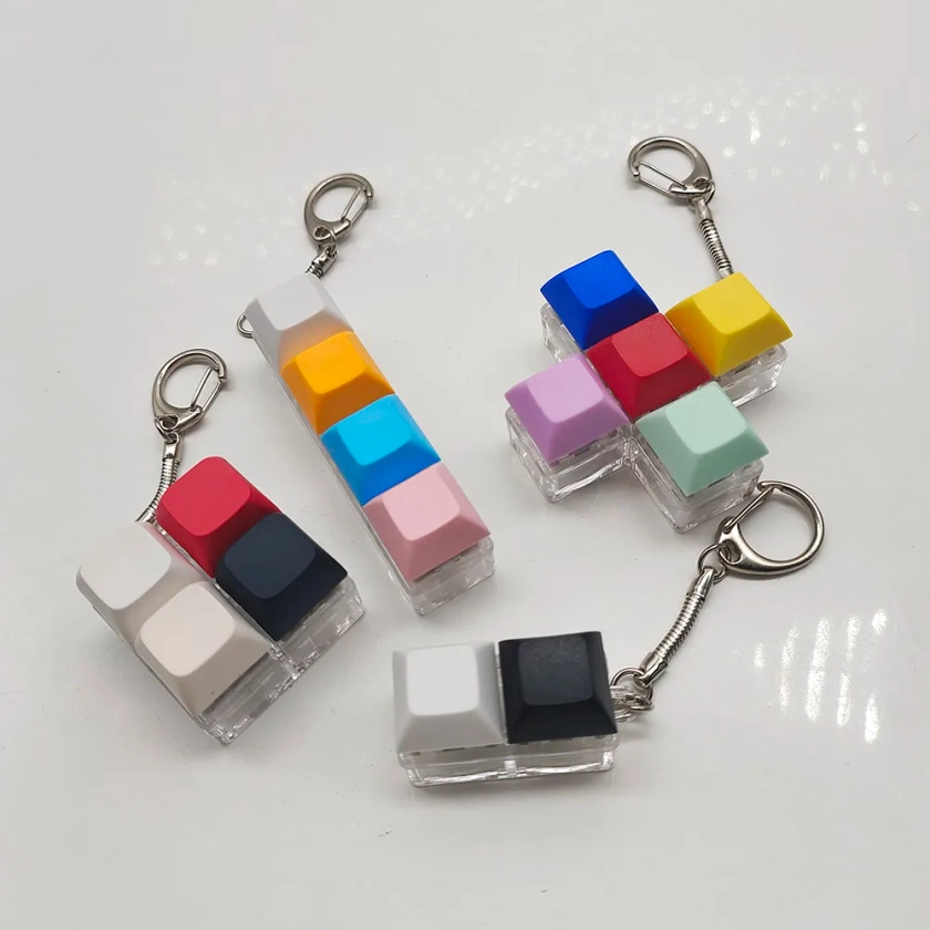 Decompress Fingertip Keychain Retro Toy Accessories