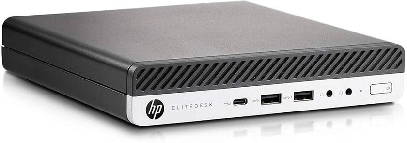 HP EliteDesk 800 G3 - Desktop Mini USDT Intel Quad - Core i5 256 Go SSD - Disque dur 8 Go de mémoire - Windows 10 Pro avec W-LAN - Ordinateur professionnel de bureau - Reconditionné