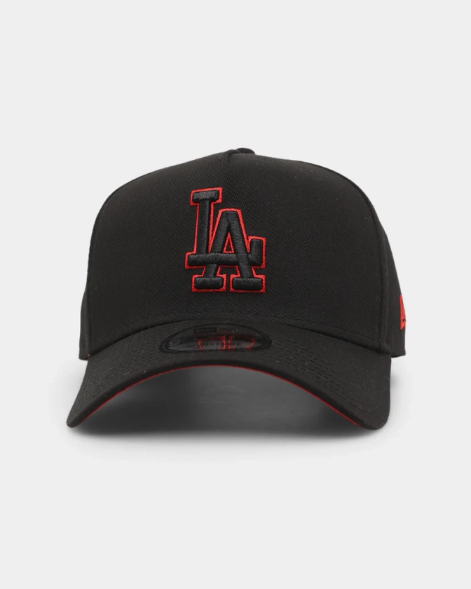 New Era Los Angeles Dodgers 9FORTY A-Frame Snapback Black/Scarlet