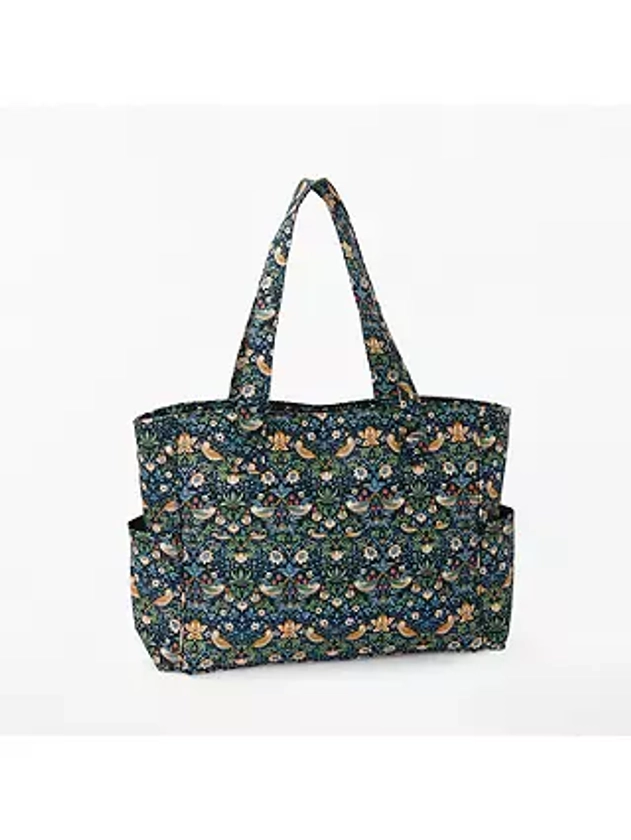 John Lewis William Morris Strawberry Thief Craft Bag, Navy