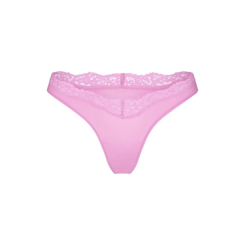 FITS EVERYBODY LACE DIPPED THONG | PETAL