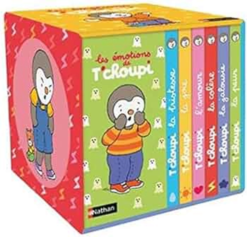 Les émotions de T'choupi - un coffret de 6 livres pour comprendre ses premières émotions - Dès 2 ans