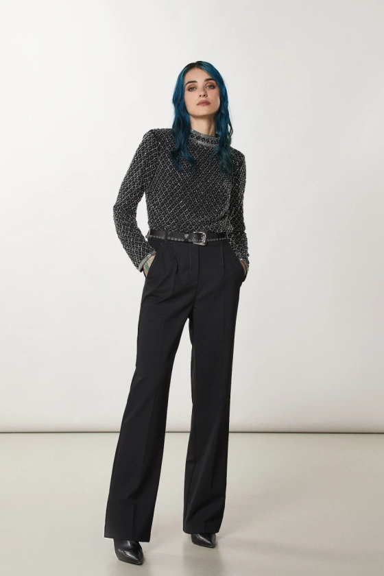 Essential palazzo-fit pants