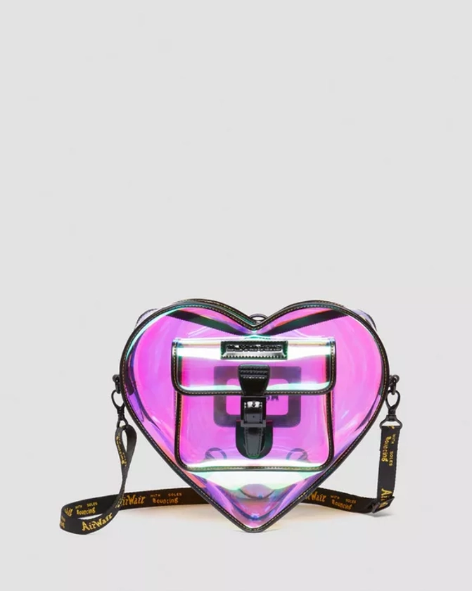 DR MARTENS Heart Shaped Iridescent Transparent Backpack