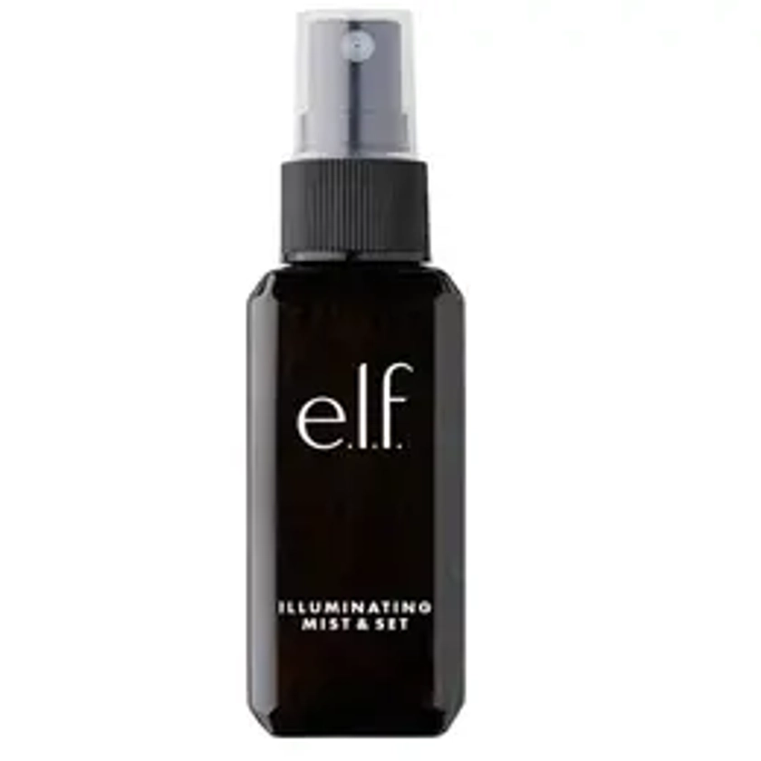 Illuminating Mist & Set Spray, Refreshing, hydrating, Sets Makeup and Achieves a Glowy Look, 60ml, Infused with green tea, and vitamins A, B and C