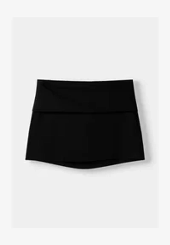 Bershka Minijupe - black/noir - ZALANDO.FR