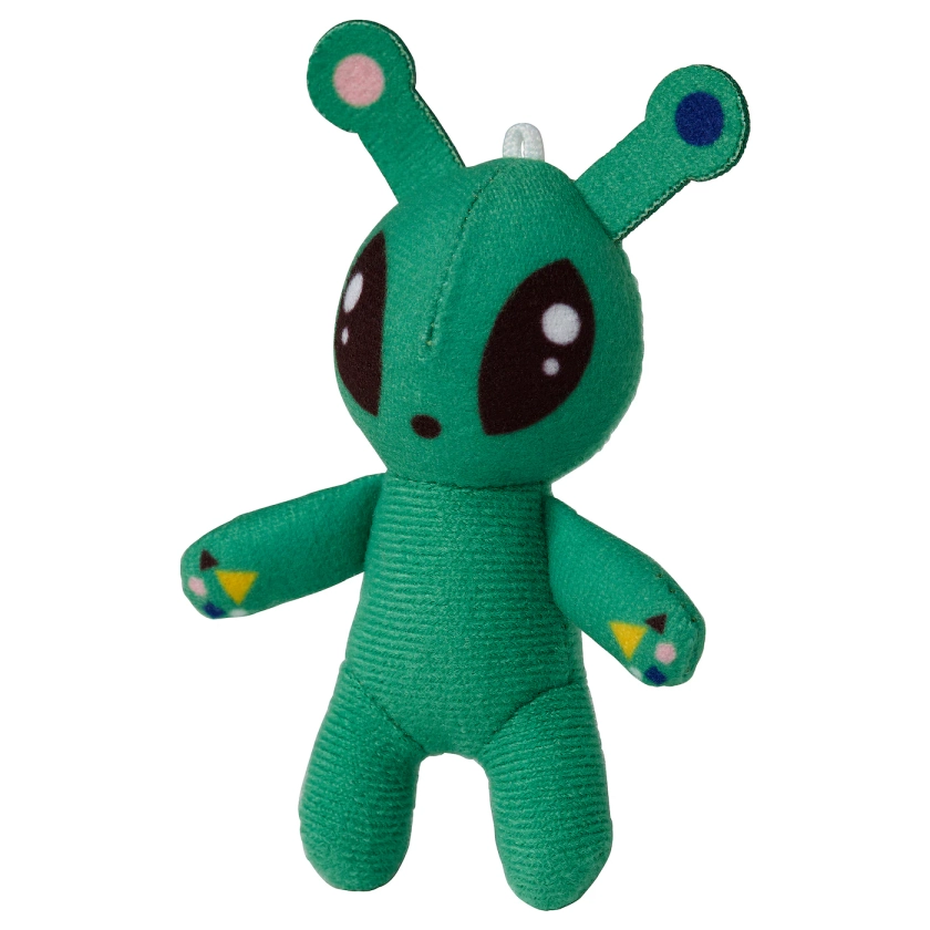 AFTONSPARV soft toy, mini-alien/green, 10 cm - IKEA