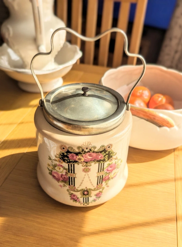 Antique Biscuit Barrel