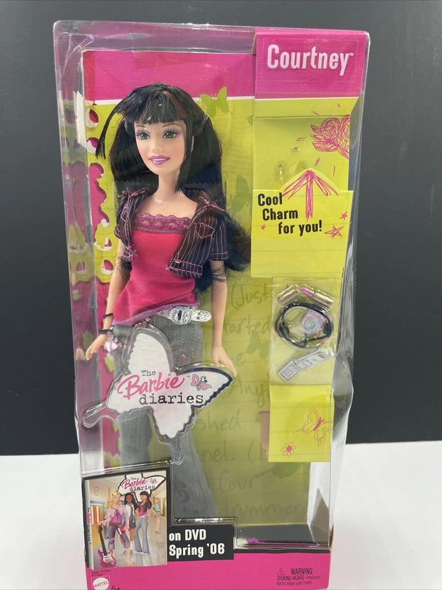 New 2006 The Barbie Diaries Courtney Barbie Doll