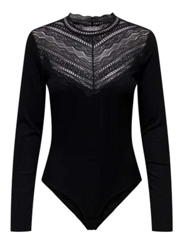 JDY Black Lace Bodysuit
