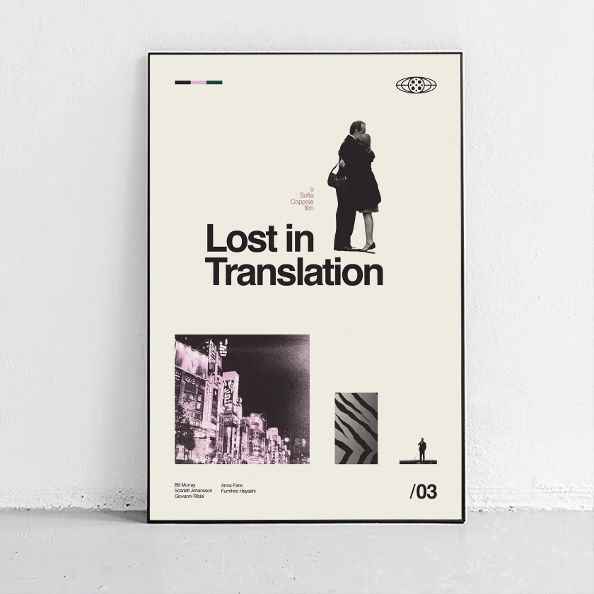 Lost in Translation Poster - Midcentury Modern