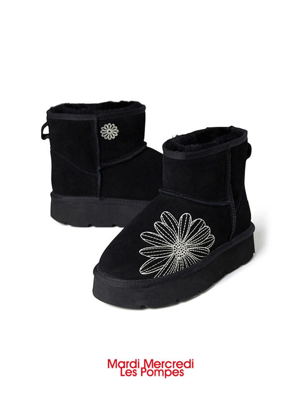 CLASSIQUE UGG BOOTS_BLACK - MARDI MERCREDI | 마르디 메크르디