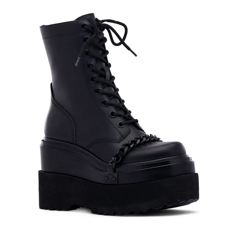 Camdon Leather Boot - Black — 5
