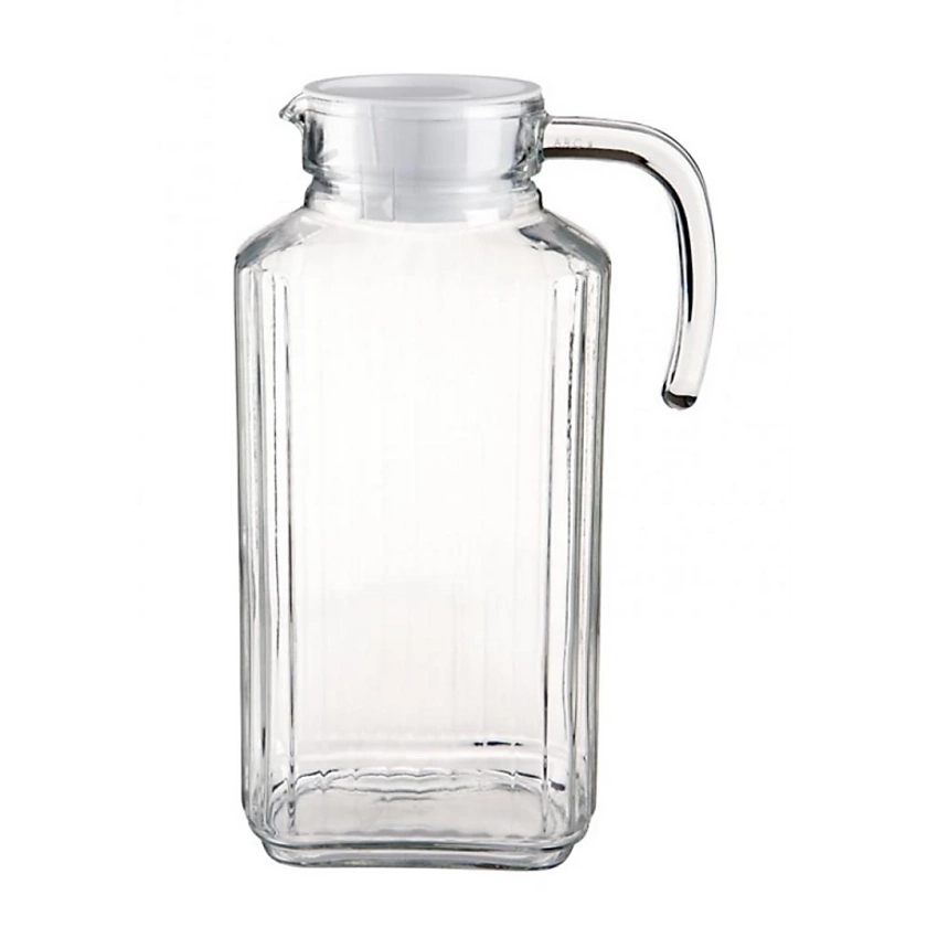 Luminarc Quadro Glass Fridge Jug With Lid Transparent (25.5cm) | DIY at B&Q