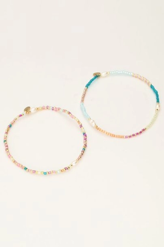 Set de bracelets multicolores miyuki 