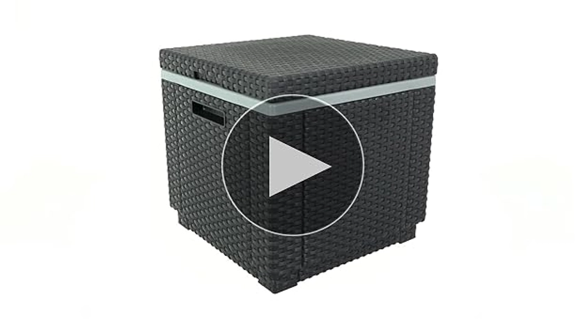 Allibert By Keter Side table Coolbox, Graphite : Amazon.nl: Garden