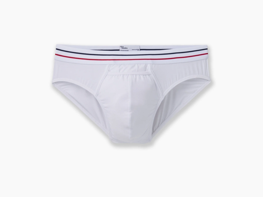 Brief ~ All-American White – Nice Laundry