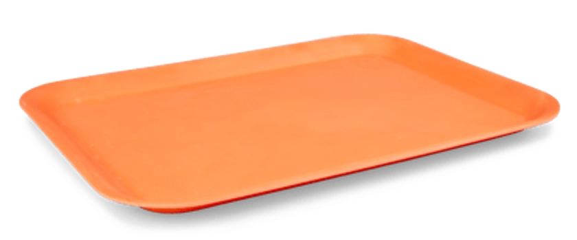 REFRESH Plateau orange H 2 x Larg. 32,5 x Long. 43,4 cm | CASA