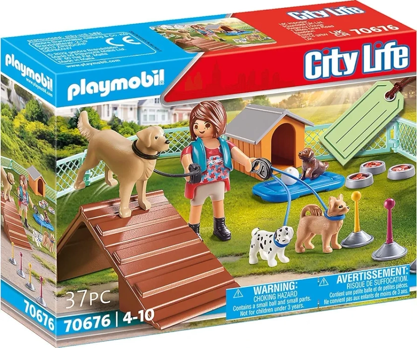 Playmobil 70676 Dog Trainer Gift Set, Fun Imaginative Role-Play, PlaySets Suitable for Children Ages 4+
